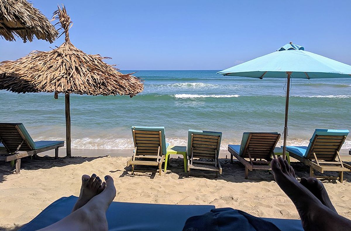 Beach in Hoi An Vietnam