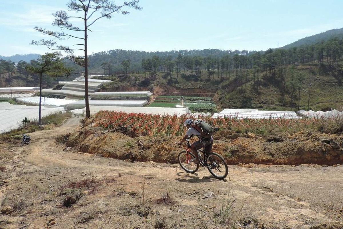 Crazy 8 mountain biking trail in Da Lat