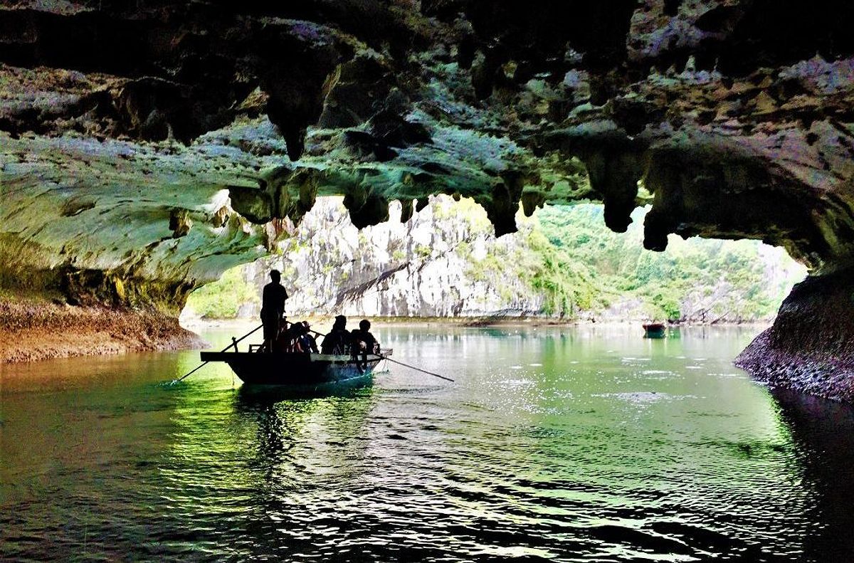 Dark and Bright Cave