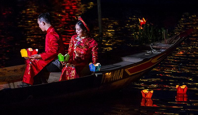 Floating lantern festival