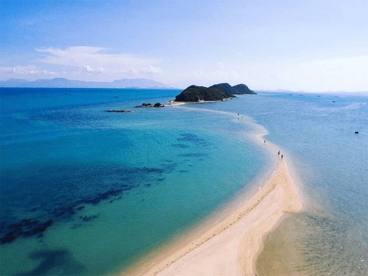 Nha Trang beaches during the dry season