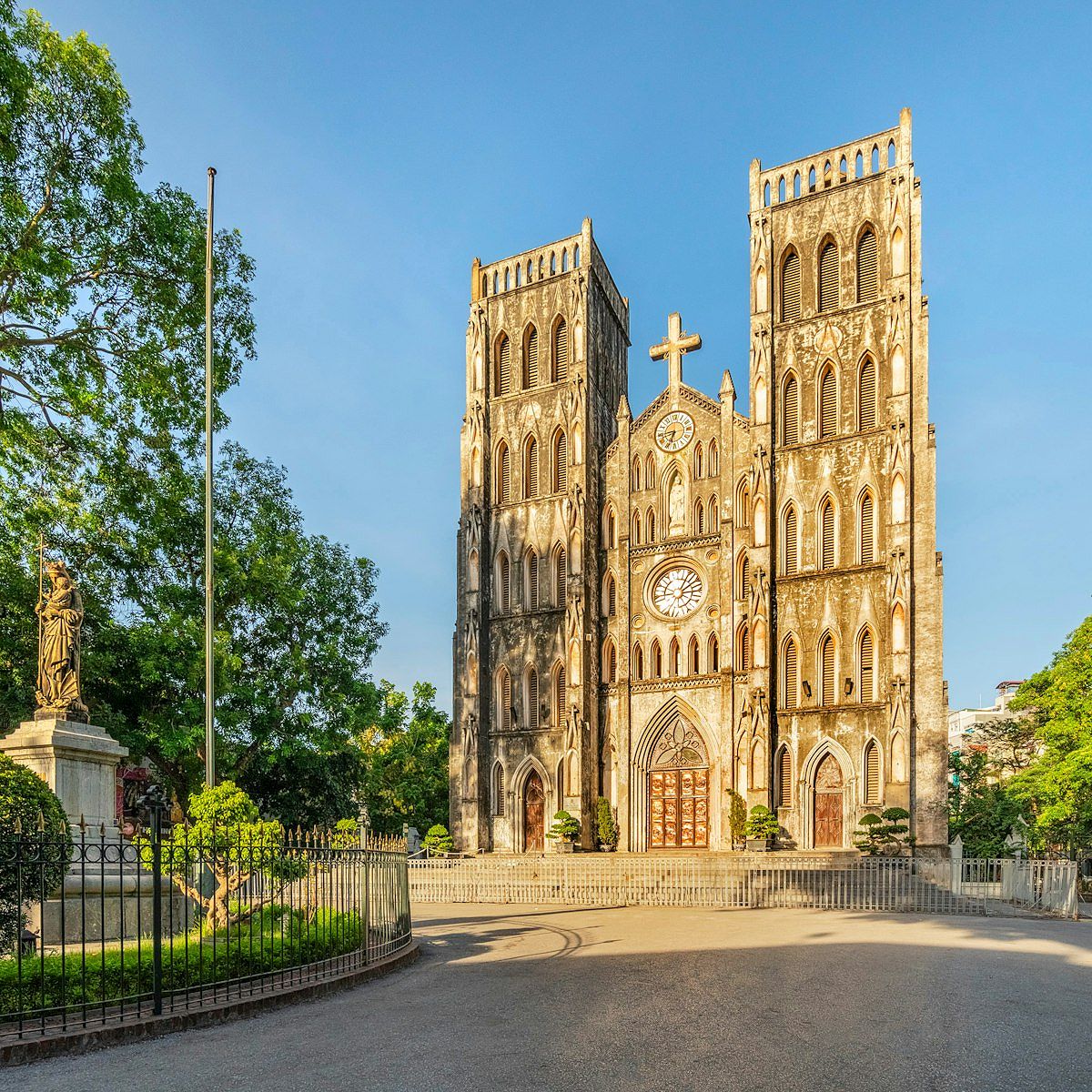 St. Joseph's Cathedral, a Roman Catholic cathedral with neo-gothic architecture