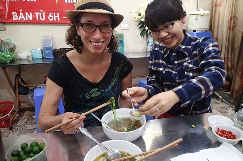 Street food tour in Hanoi
