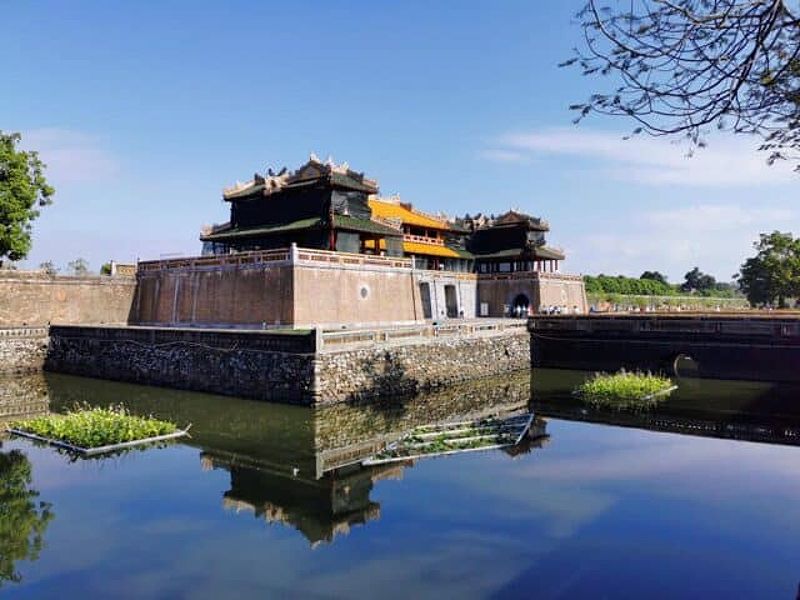 The majestic Imperial City in Hue