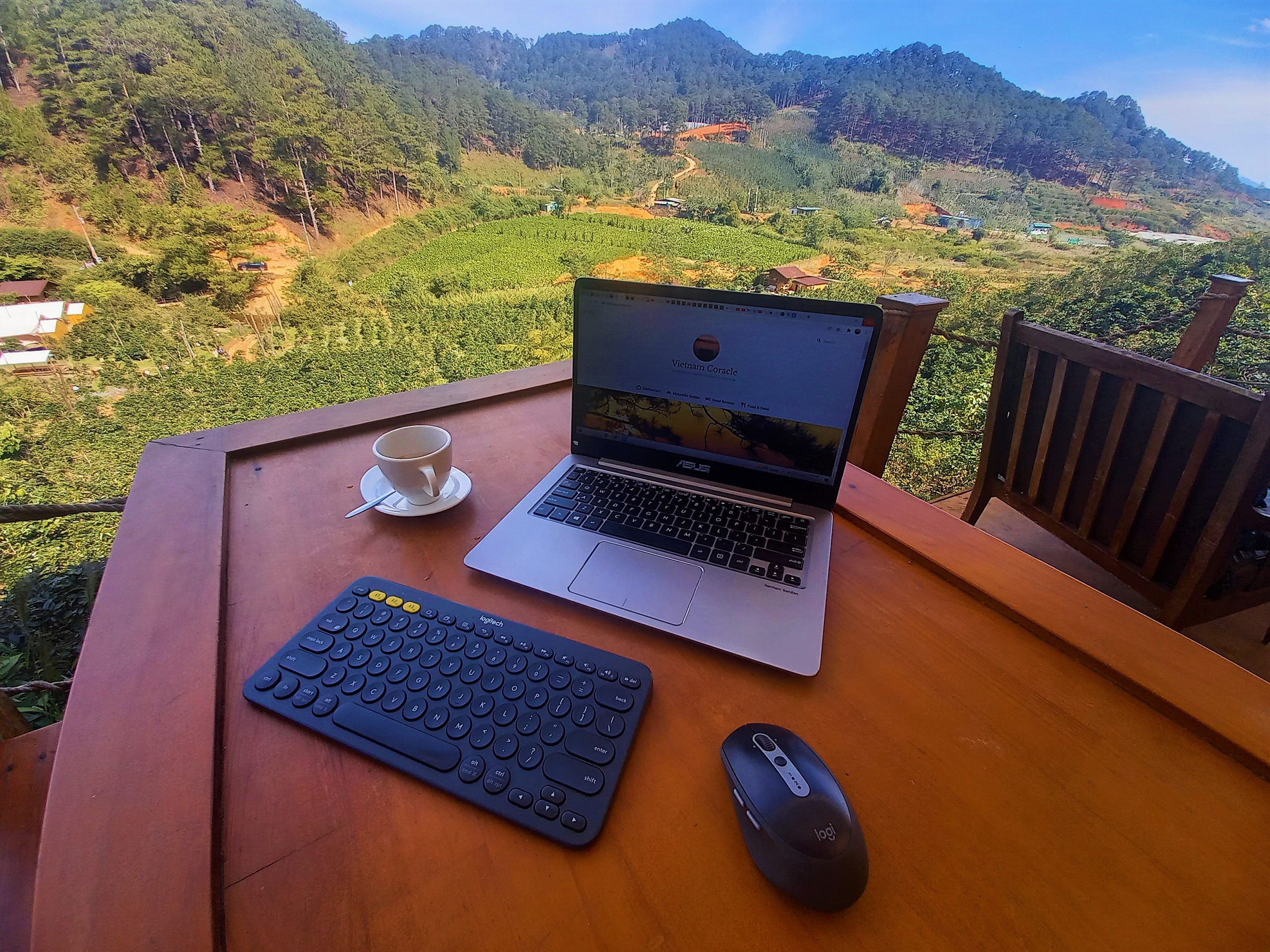 Twin Beans Farm Coffee Shop, Đà Lạt, Vietnam.