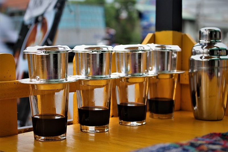 Vietnamese phin coffee