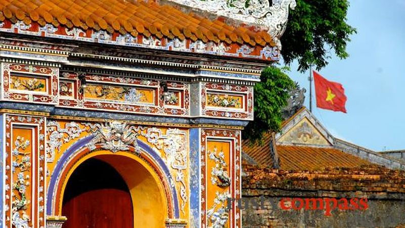 Western wall of Hue Citadel