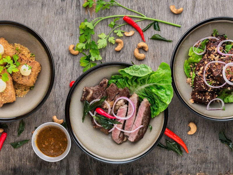 Healthy senior meal - nutritious food for elderly travelers